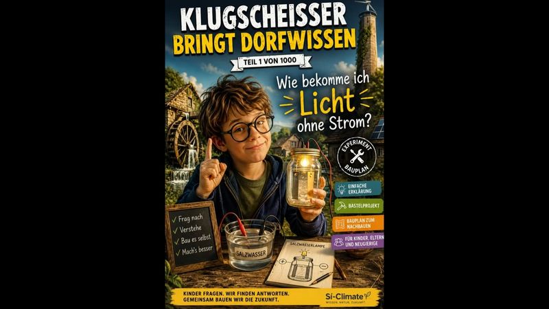 Klugscheißer Brings Village Wisdom – Part 1 – How Can I Make Light Without Electricity?