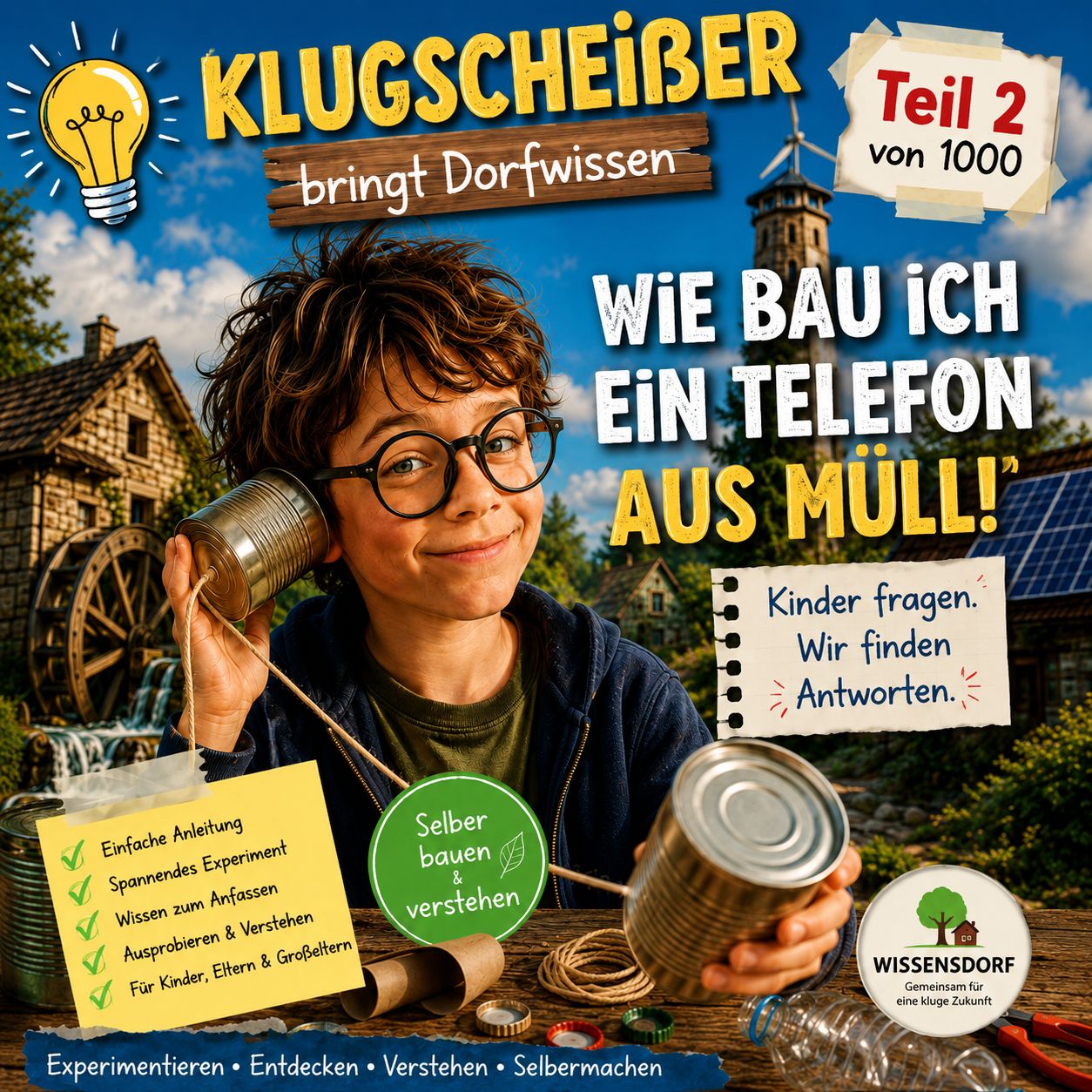 How Do I Build a Telephone from Trash? - Klugscheißer Brings Village Wisdom – Part 2