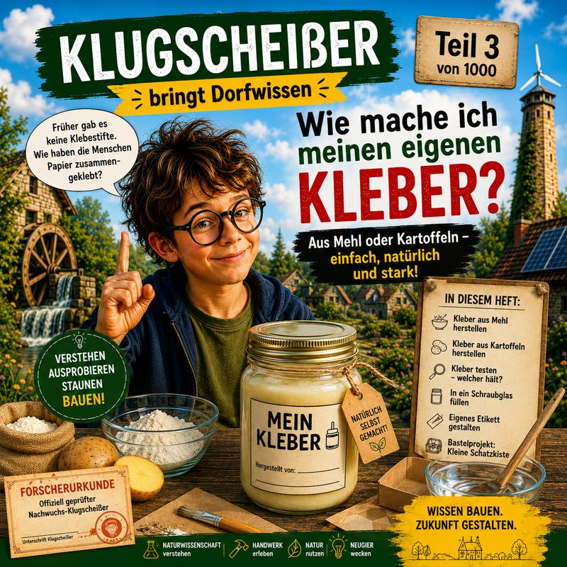 Know-It-All Brings Village Wisdom – Part 3 of 1000 How Do I Make My Own Glue?