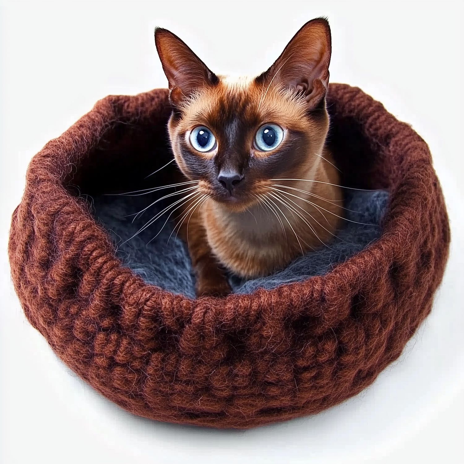 Knitted Cat Bed