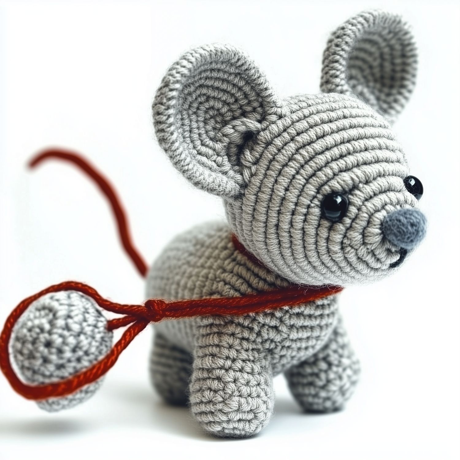 Handmade Crochet Mouse Toy