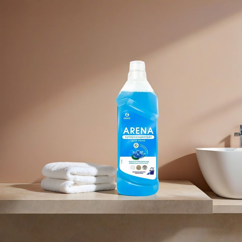 Средство для мытья пола &quot;ARENA&quot; 1л Водная Лилия GraSS
