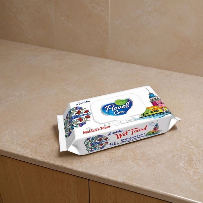 Влажные салфетки Flovell Care - 120шт.