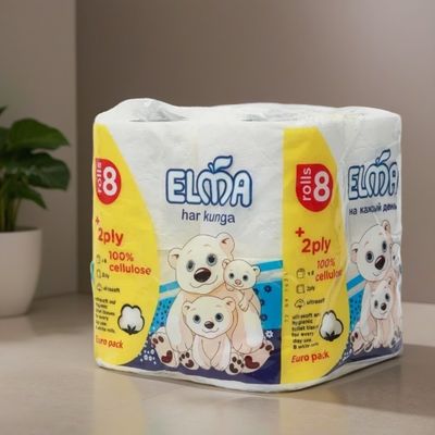 Туалетная бумага "Elma" 8шт