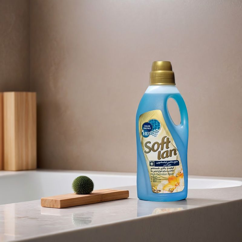 Жидкий стиральный гель &quot;Soft lan&quot;, свежий синий 2лт