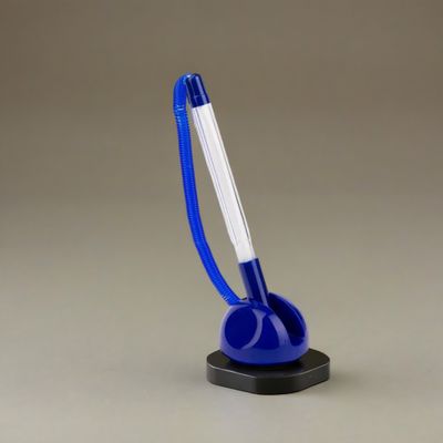 Ручка шариковая на подставке с пружиной