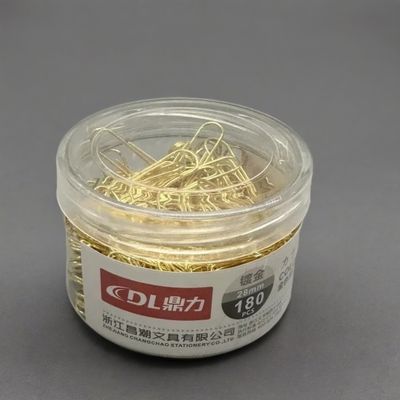 Скрепки канцелярские DL 28мм (ведёрка) - 180шт