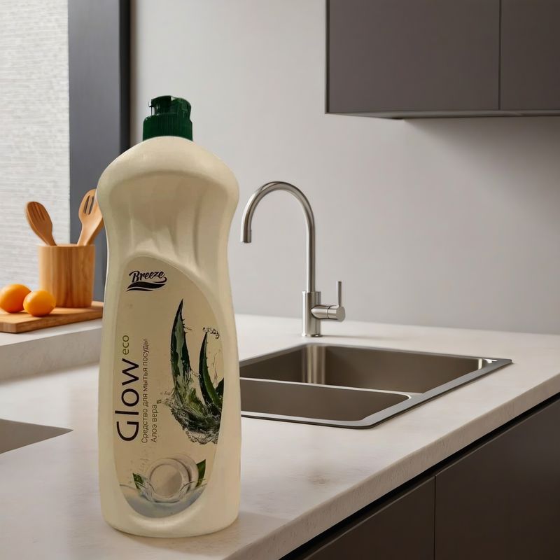 Средство для мытья  посуды Glow eco (Алоэ вера) 1л