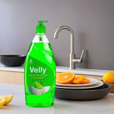 Средство для мытья посуды 1л  GRASS Velly