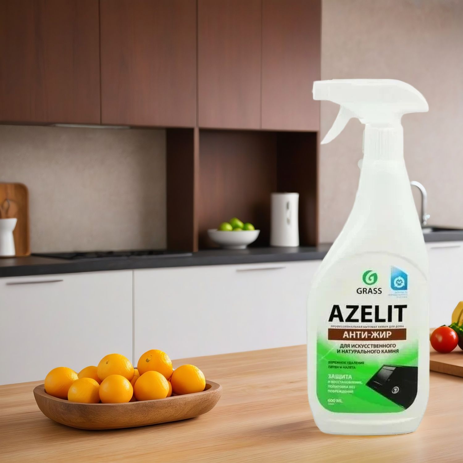 Чистящее средство Grass Azelit анти-жир для камня 600мл