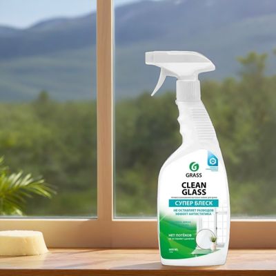 Средство для мытья стекол и зеркал Grass Clean Glass «Супер блеск» 600мл