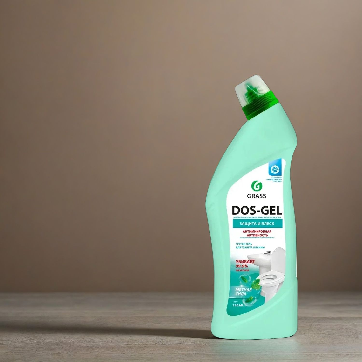 Средство для чистки унитазов Grass Dos-Gel Мятная сила 1л