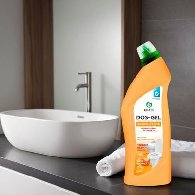 Универсальный чистящий гель &quot;DOS GEL&quot; GRASS, Сила цитрусов 1л