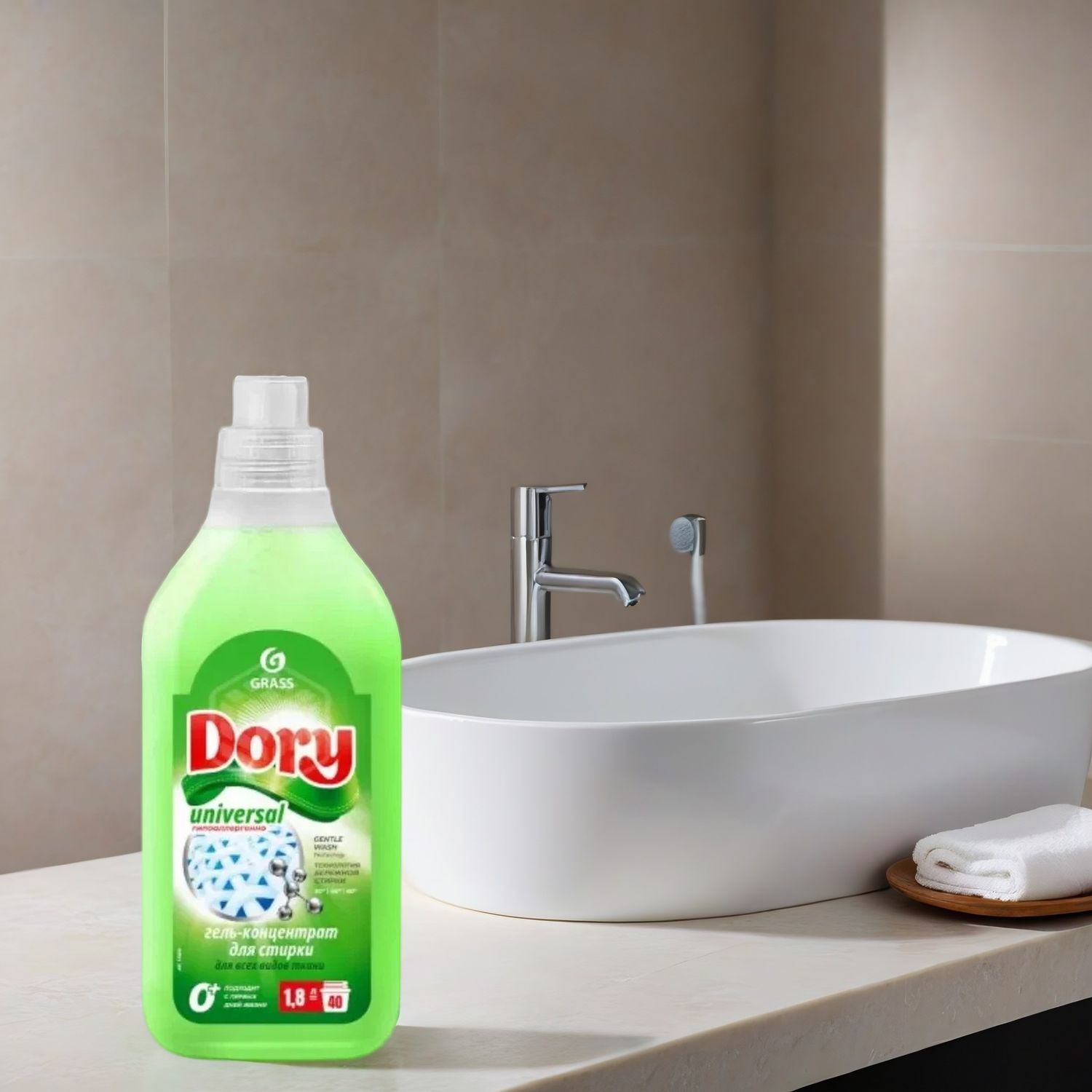 Гель-концентрат для стирки всех видов тканей &quot;Dory&quot; GRASS, 1,8 л