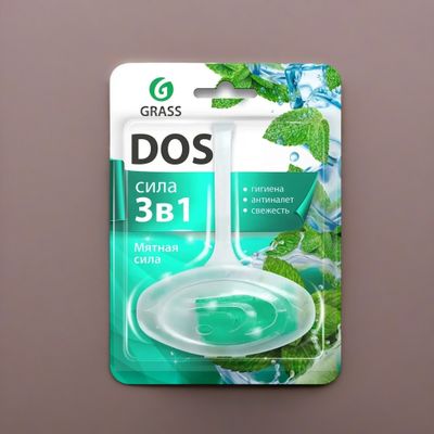 Подвесной блок для унитаза Grass DOS 3 в 1 &quot;Мятная сила&quot;