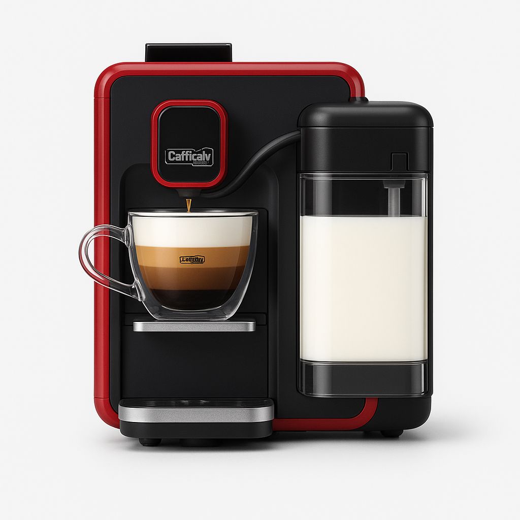 Капсульная кофемашина Caffitaly S22 Bianca  red/black