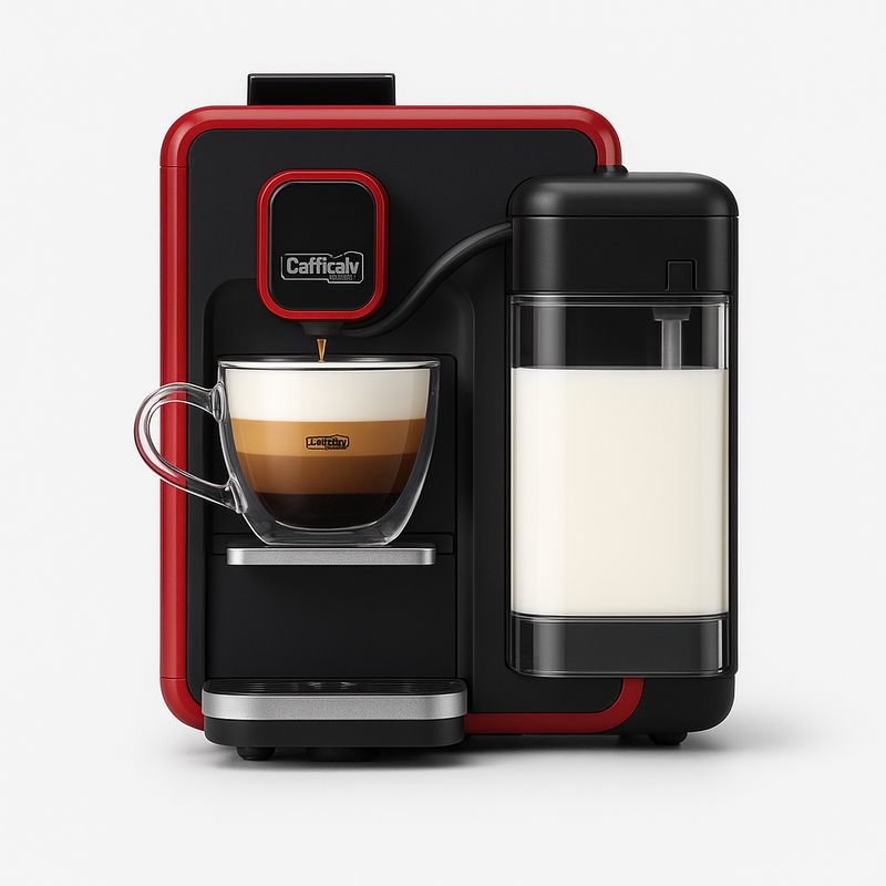 Капсульная кофемашина Caffitaly S22 Bianca  red/black