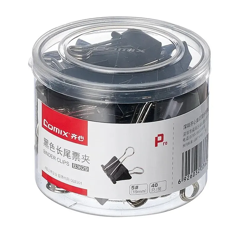 Comix Binder Clip B3625 BLK