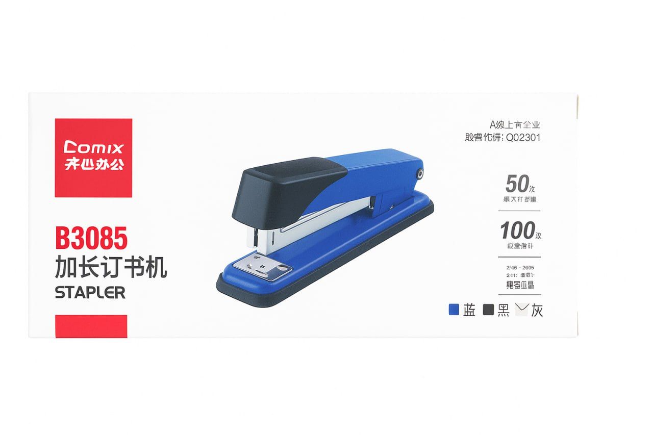 Comix,Stapler 24/6 26/6,24/8, 26/8 ASS/50 Sheets B3085