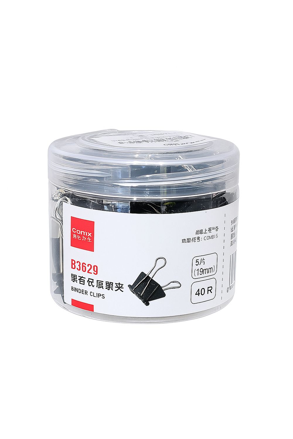 Зажим канцелярский 19mm "Comix"( B3629 )