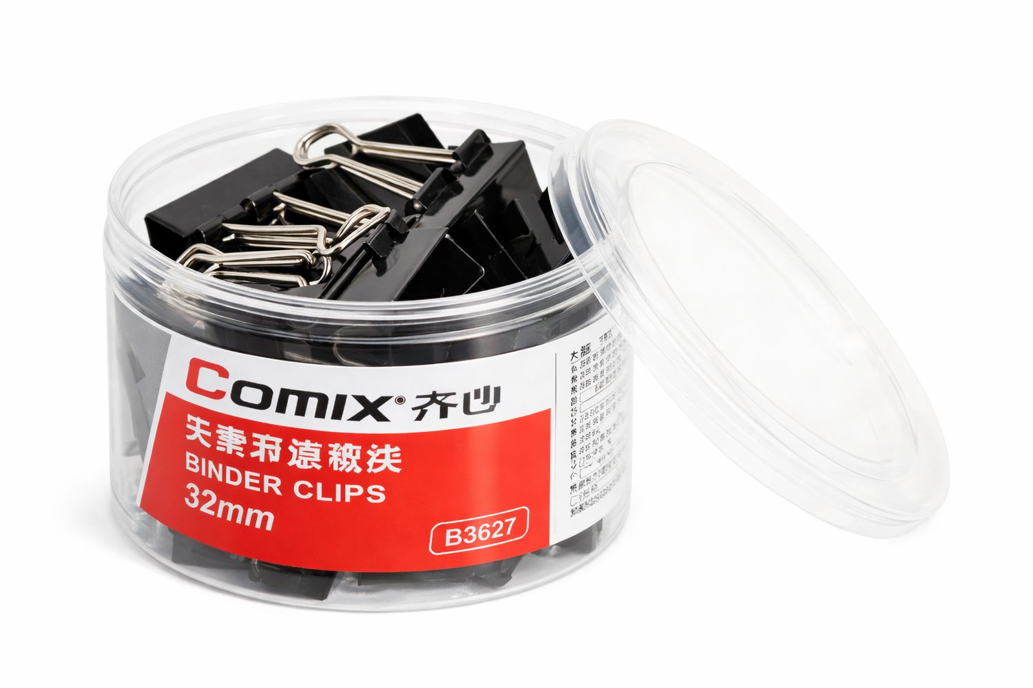 Зажим канцелярский 32mm "Comix" ( B3627 )- в упаковке 24шт