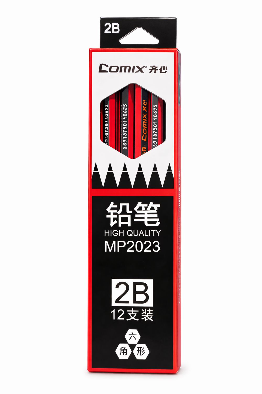 Карандаш простой "Comix" ( MP2023)- 12шт