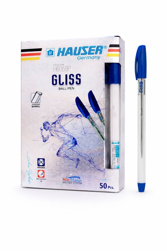 Ручка шариковая синяя "GLISS"