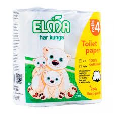 Туалетная бумага "Elma" - 4шт