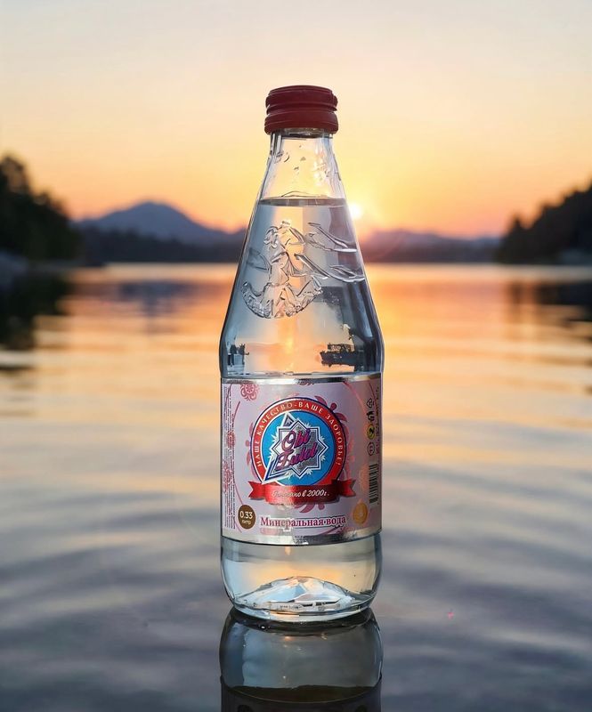 Оби зулол минеральная  вода (в стеклянной бутылке) 0,5л