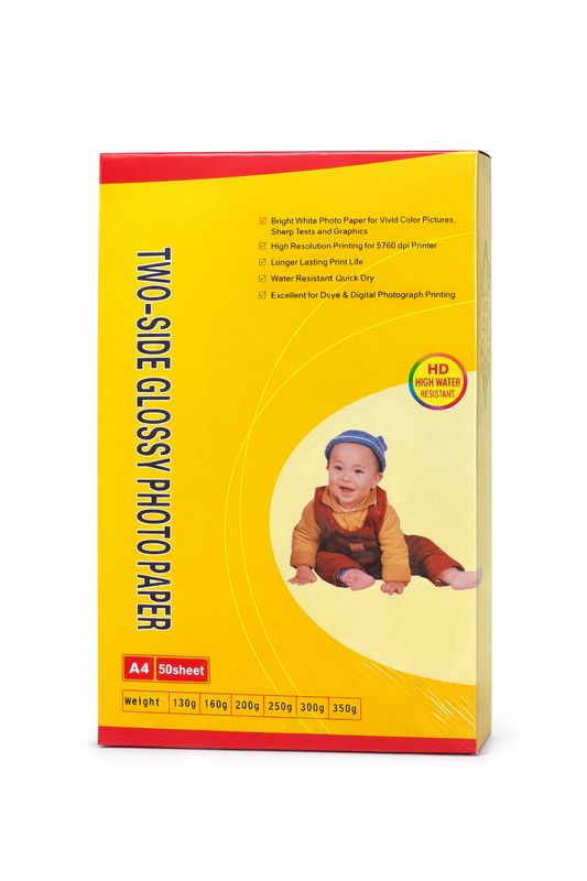 Бумага глянцевая А4 двухсторонняя - 160г.