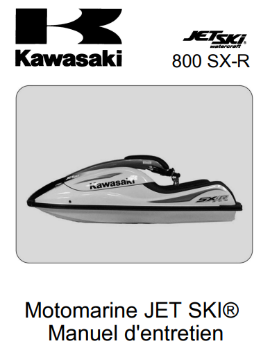 manuel d&#39;atelier Kawasaki 800 SXR 2009 français