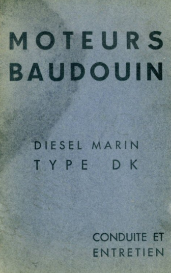 Manuel d&#39;entretien moteurs Baudoin DK