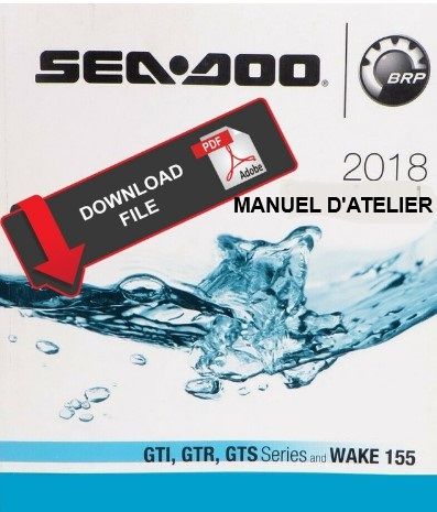 Manuel d&#39;atelier Seadoo GTI GTS GTR 2018 français