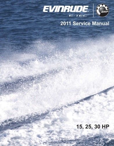 Manuel d&#39;atelier Evinrude 15 25 30 CV 2011 français