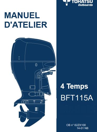 Manuel d&#39;atelier Tohatsu BFT 115 français