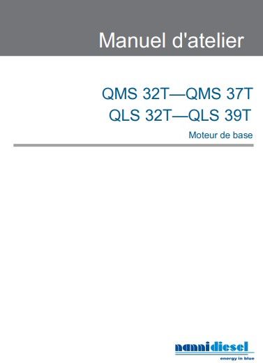 Manuel d&#39;atelier moteurs Nanni Diesel 2011 français