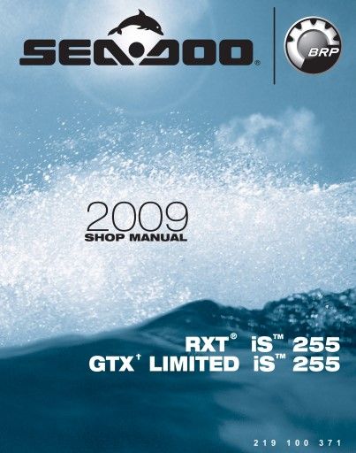 Manuel d&#39;atelier Seadoo GTX RTX 225 2009 pdf en français