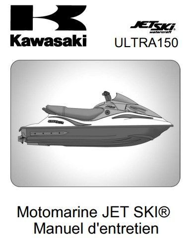 Manuel d&#39;atelier Kawasaki Ultra 150 2001 français