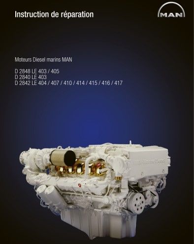 Manuel d&#39;atelier Moteurs marins MAN 2006