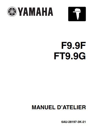 Manuel d'atelier Yamaha F9.9 2007 français