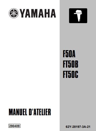 Manuel d'atelier Yamaha F50 2000 français