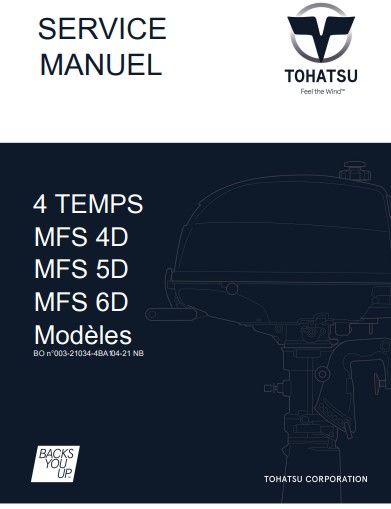 ​Manuel d'atelier Tohatsu MFS 4D 5D 6D français