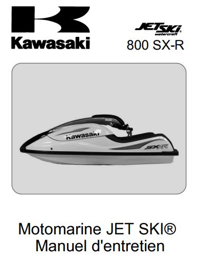 manuel d'atelier Kawasaki 800 SXR 2009 français