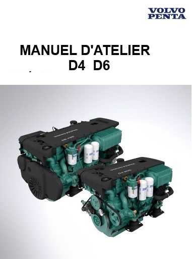 Manuel d'atelier Volvo Penta D4 D6 français