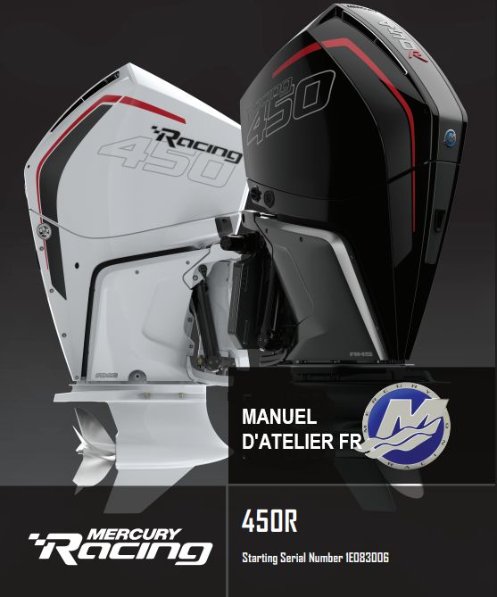 Manuel d'atelier Mercury 450 R 2020 français