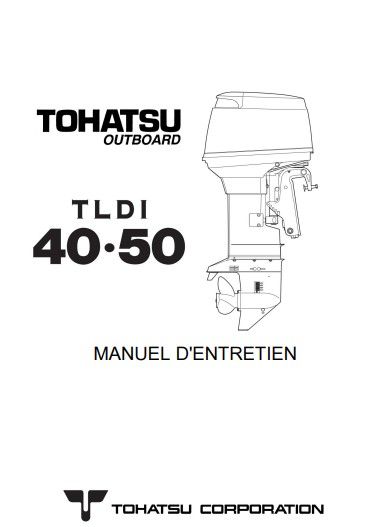 Manuel d'atelier Tohatsu TLDI 40 50 2002 français