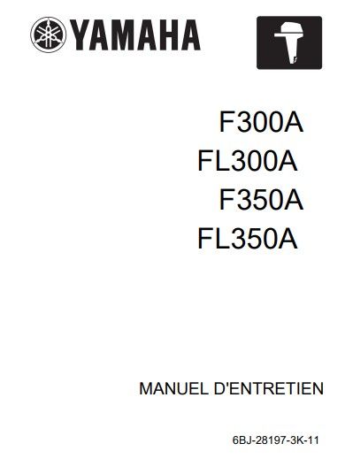 manuel d'atelier Yamaha F300 F350 2015 français
