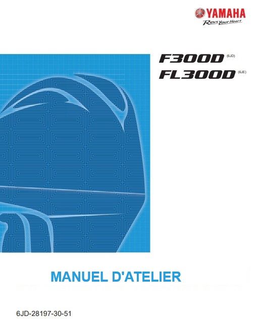 Manuel d'atelier Yamaha F300 FL300D 2021 français