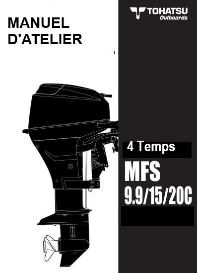 Manuel d'atelier Tohatsu 9 15 20 2013 français