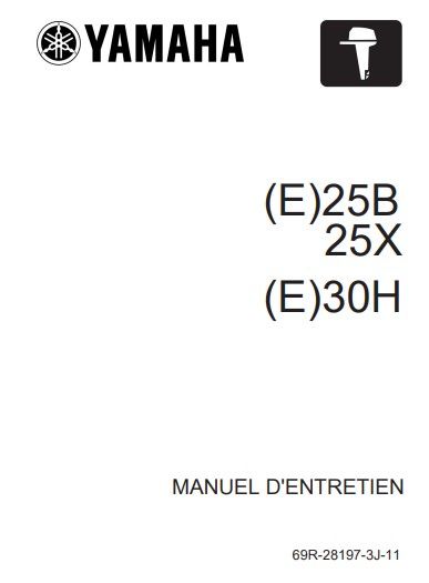 Manuel d'atelier Yamaha E25 E30 2006 français